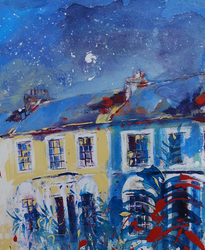 Night Time Terrace, Penzance, Cornwall