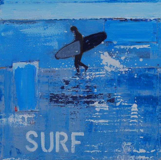 Surf, Cornwall. Original Sold - Print  Available.